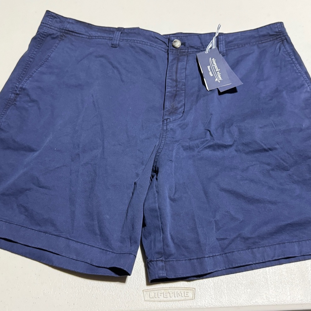 New men’s Vineyard Vines Blue Island Shorts SZ 40
